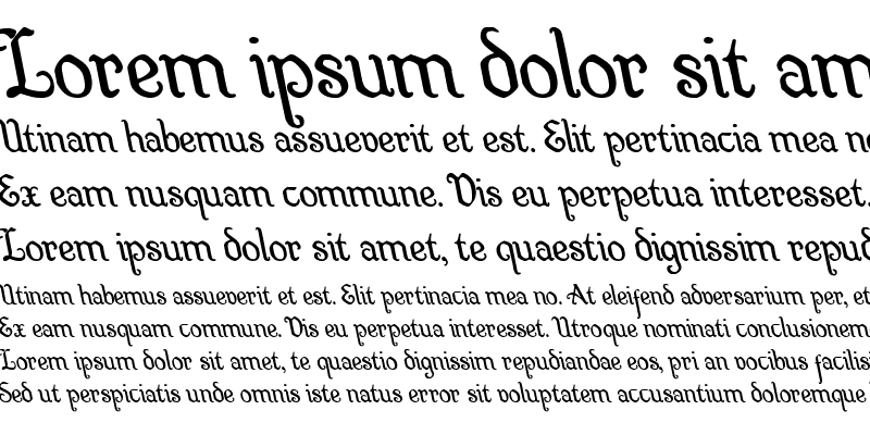 Sample of Quill Sword Leftalic Italic