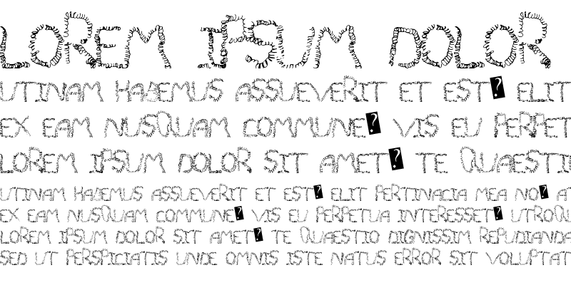 Sample of QuiveringNoodle Regular