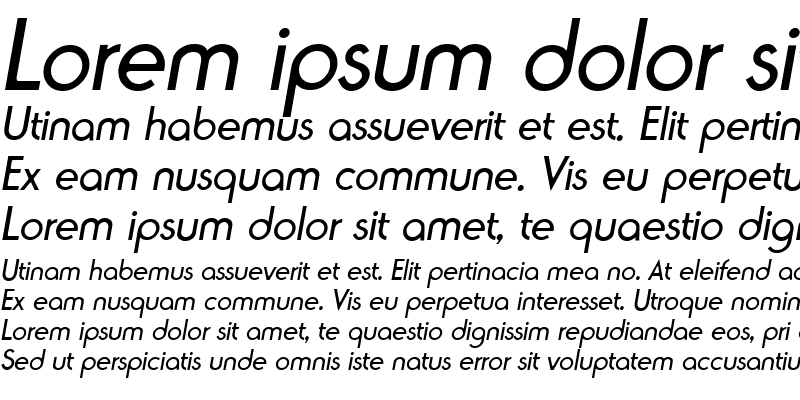 Sample of R791-Deco Italic