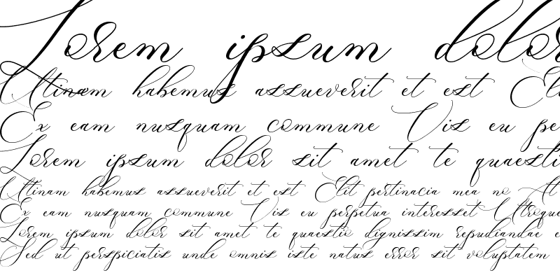 Sample of Raja Ampat Script Regular