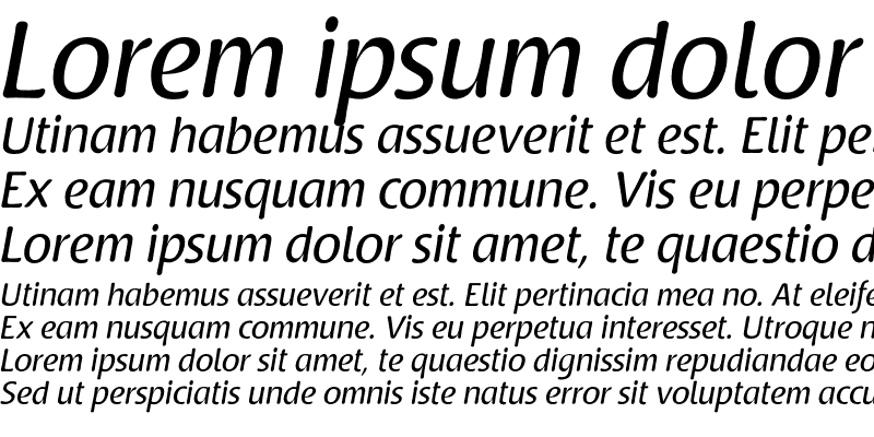 Sample of Raspoutine Classic Italic