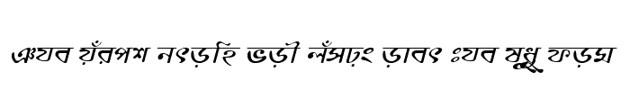 Preview of RatoolMJ Italic