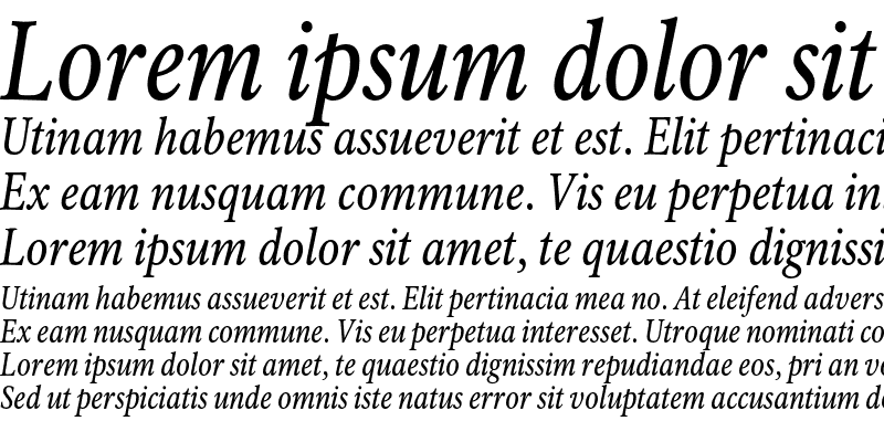 Sample of Rawlinson Cond Italic