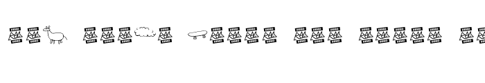 Preview of Rayairregular Dingbats Regular