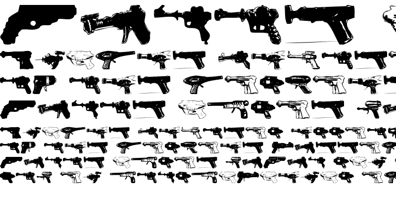 Sample of rayguns