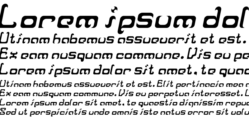 Sample of Reaver Italic