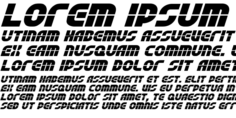 Sample of Rebel Command Expanded Italic Expanded Italic
