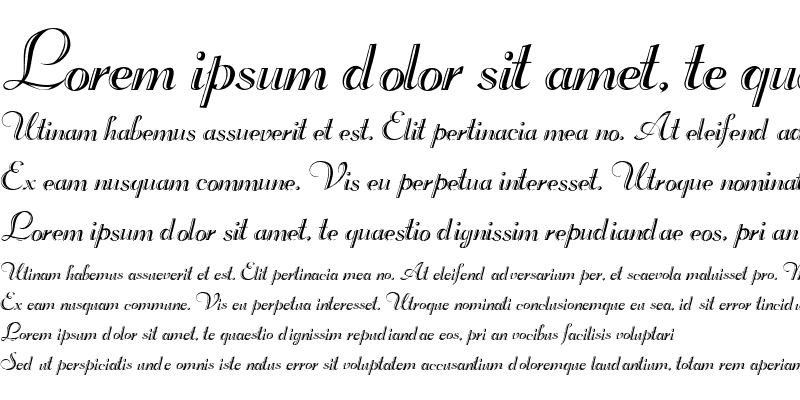 Sample of Rechtman-Script Medium