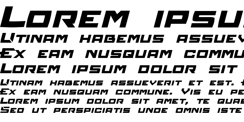 Sample of Reconstruct Italic