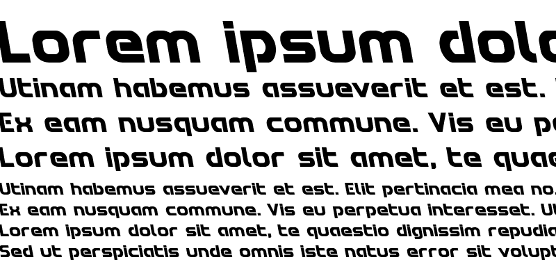 Sample of Redline Leftalic Italic