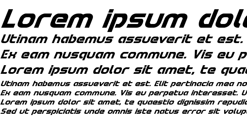 Sample of Redline Super-Italic Italic