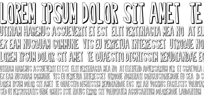 Sample of Regular Font 2 Regular