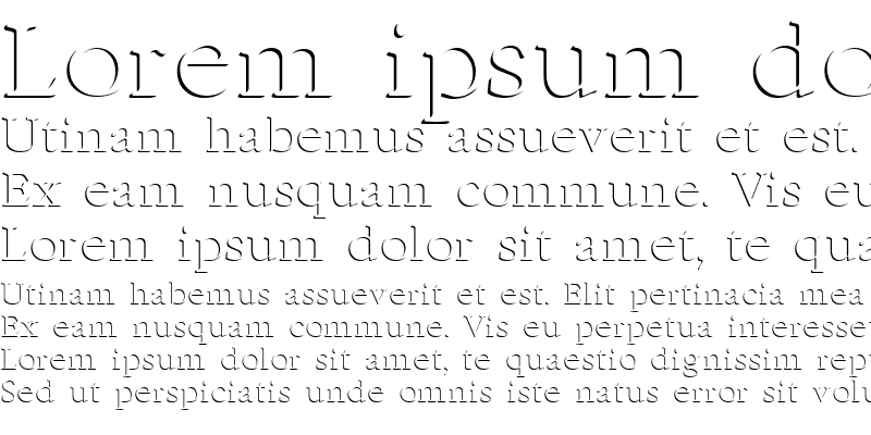 Sample of Relief-Serif Regular