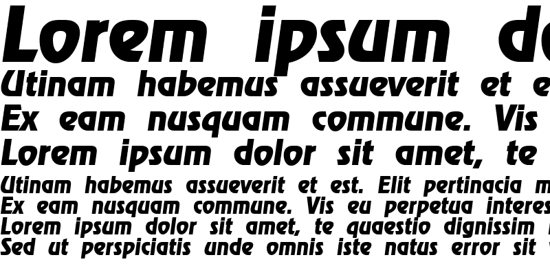 Sample of Renfrew Italic