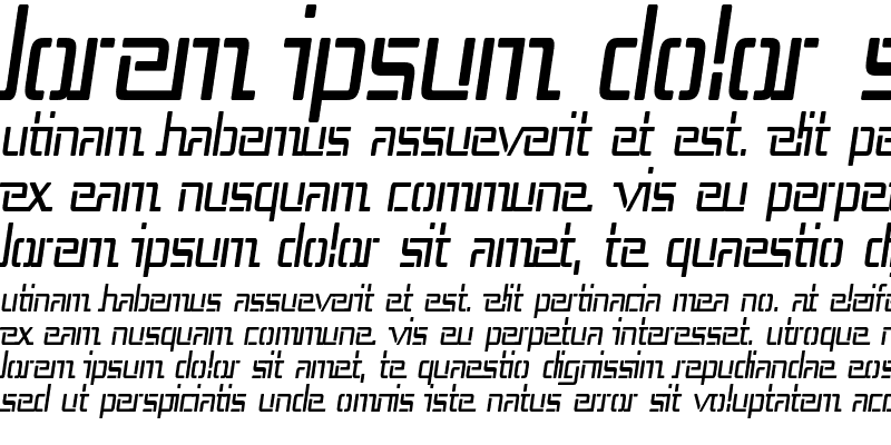 Sample of Republika III Cnd Italic