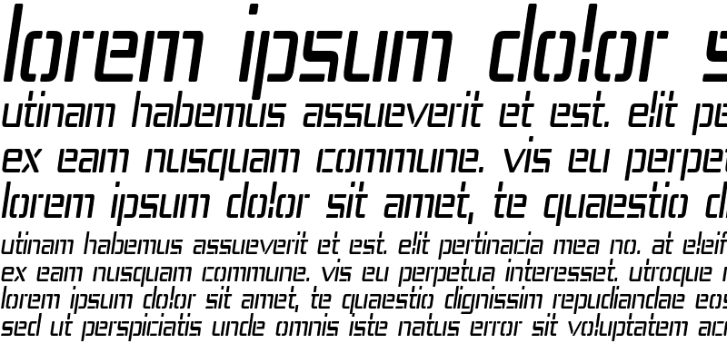 Sample of Republika IV Cnd Italic