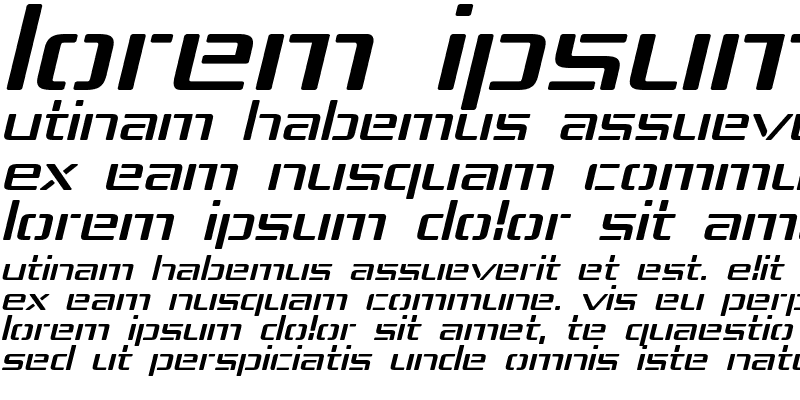 Sample of Republika IV Exp Italic