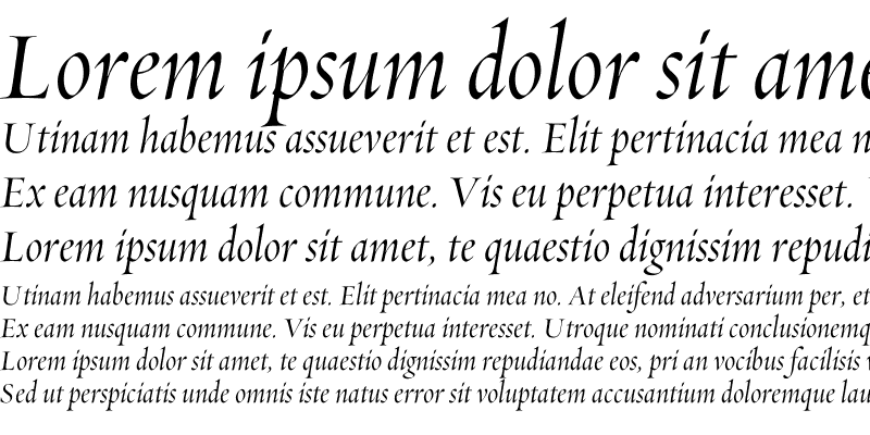 Sample of Requiem Fine-HTF- Italic