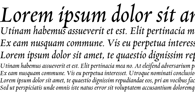 Sample of Requiem Text-HTF- Italic
