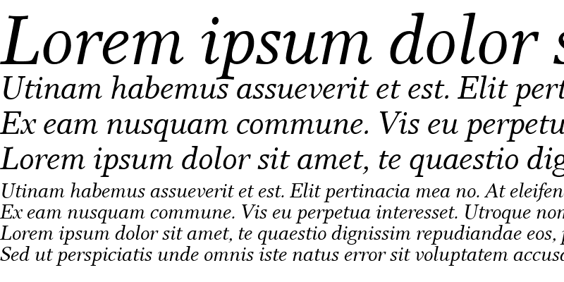 Sample of Res Publica Italic