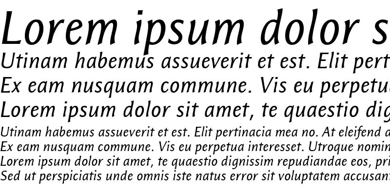 Sample of Resavska BG Sans Italic