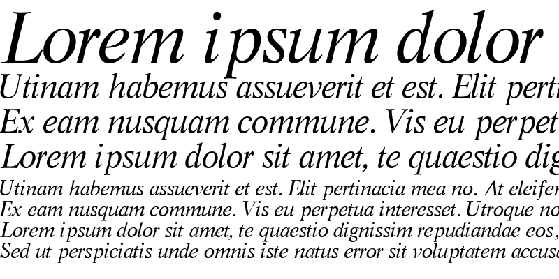 Sample of ResourceSSK Italic