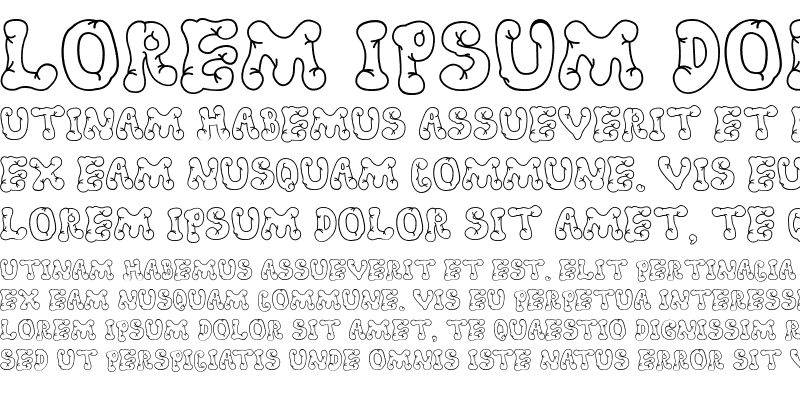 Sample of Resta Display Font