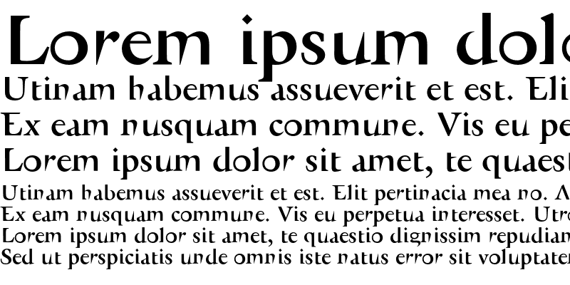 Sample of Retrospecta Bold