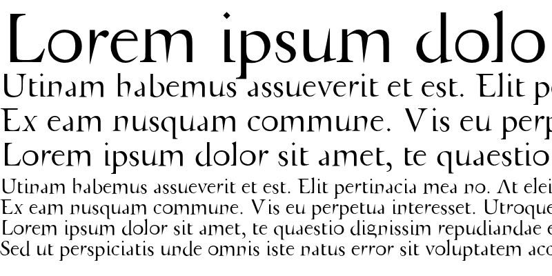 Sample of Retrospecta Regular