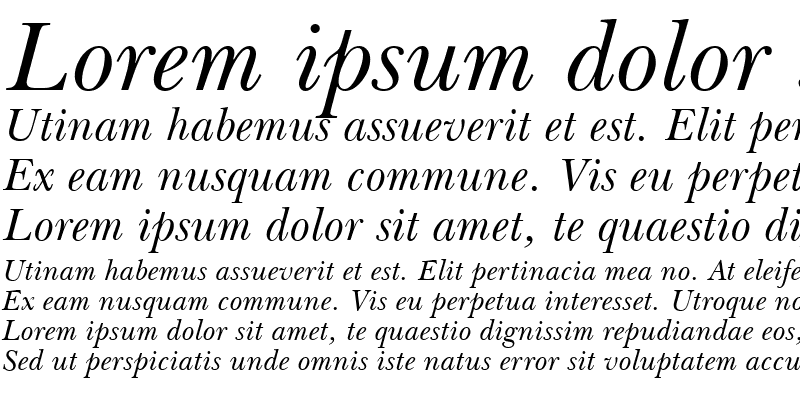 Sample of Revival 1 Italic
