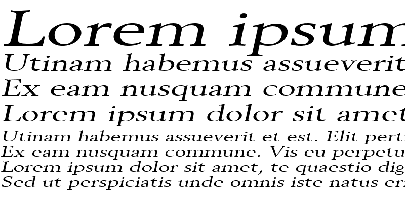 Sample of Revive 8 Extended Italic
