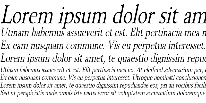 Sample of Revive8Thin Italic