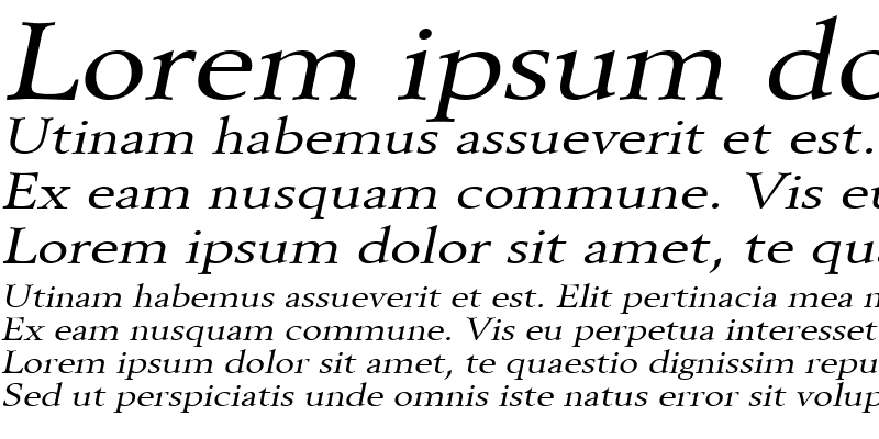 Sample of Revive8Wide Italic