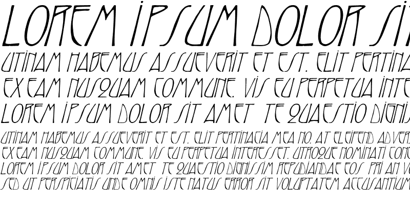 Sample of ReynoldCaps italic Italic