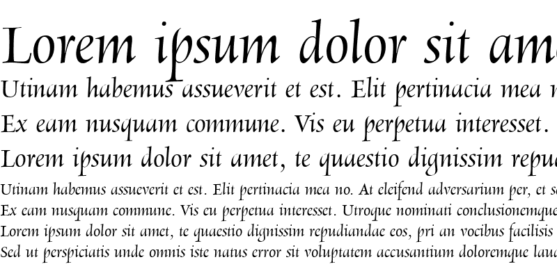 Sample of RialtoDF-Italic Italic