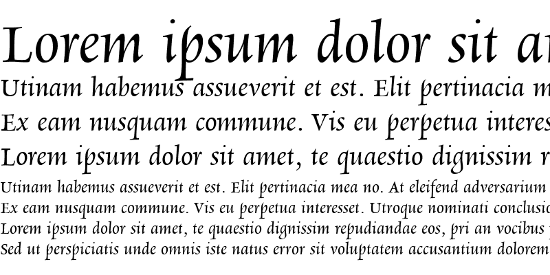 Sample of RialtoDF-PiccoloItalic Italic