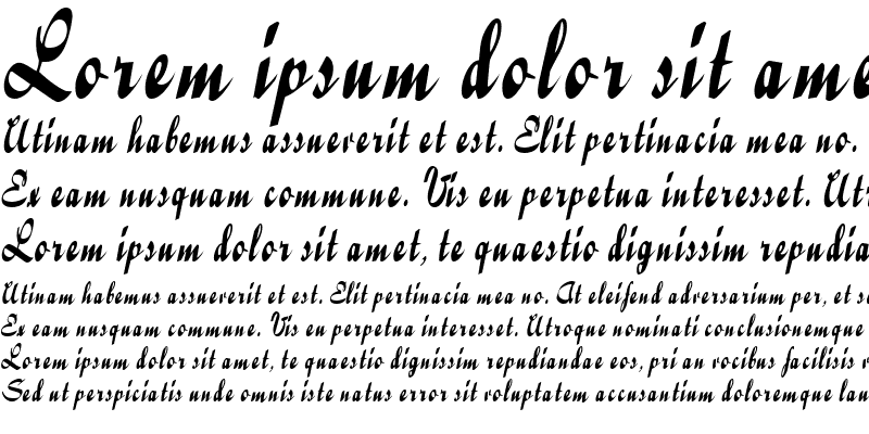 Sample of RibbonsCondensed Italic