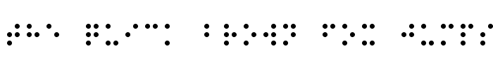 Preview of RNIB Braille Regular