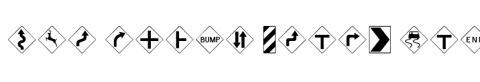 Preview of Road Warning Sign Medium