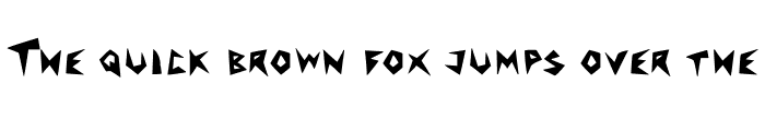 Preview of RocketFrog Font Regular