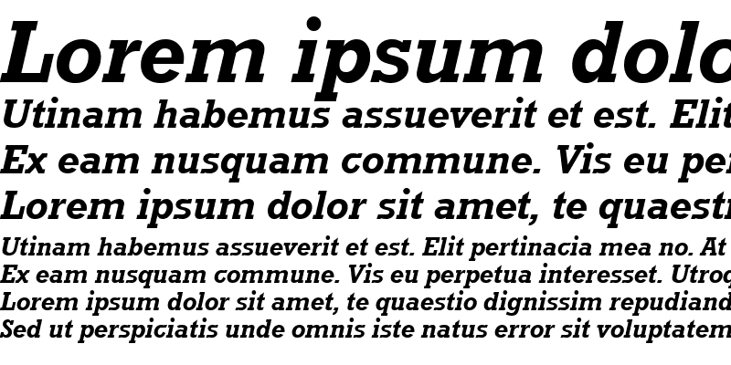 Sample of RoctuTEEMed Italic