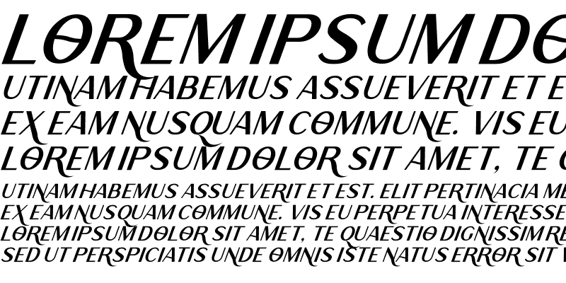 Sample of Rodano Italic