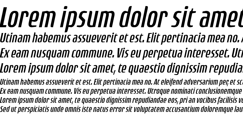 Sample of Rogue Sans Cond Light Italic