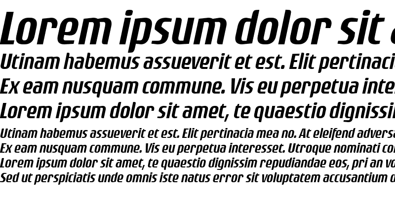 Sample of Rogue Sans Medium Italic
