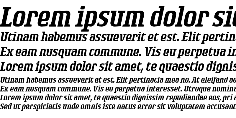 Sample of Rogue Serif Medium Italic
