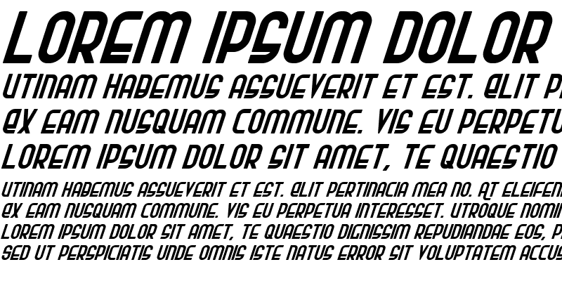 Sample of Ro'Ki'Kier Italic