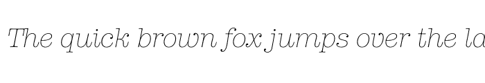 Preview of Romtypewriter Light Italic