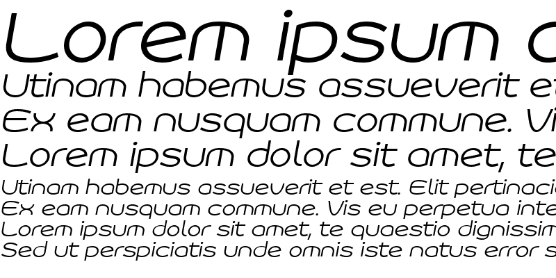 Sample of Roona Sans Light PERSONAL Italic