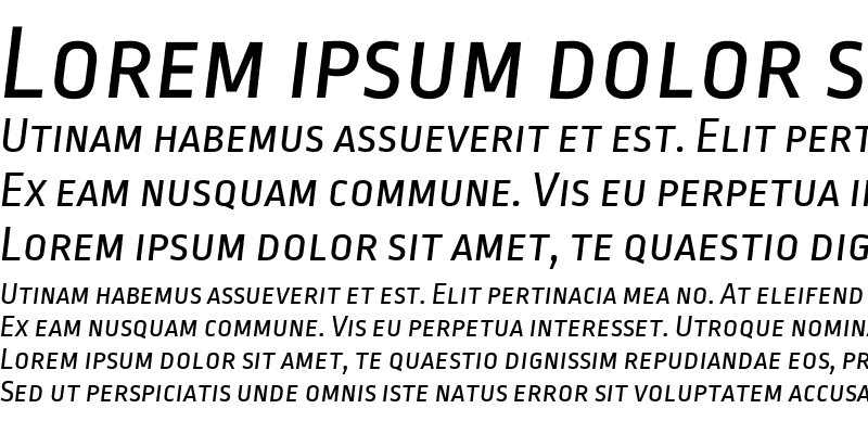 Sample of Ropa Sans SC PTT Italic