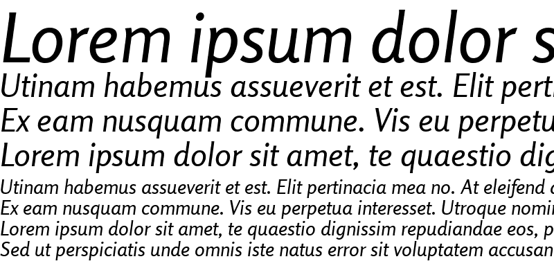 Sample of Rosario Italic